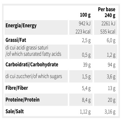 Base Pizza Integrale (Ø 31cm)