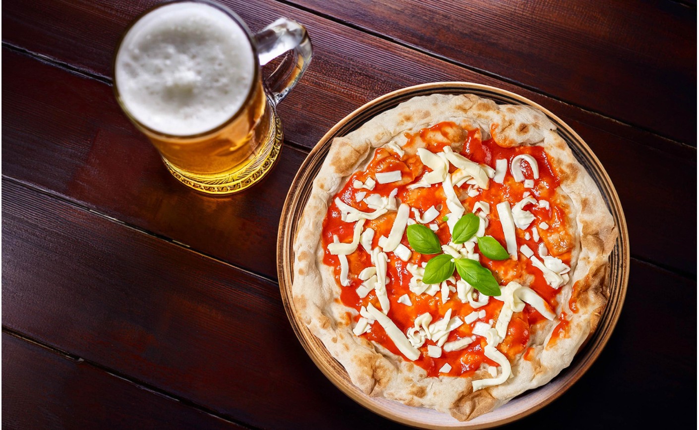 Pizza e Birra: 4 abbinamenti da provare con le basi pizza GEP